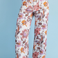 FLORAL PANT 1774 in MAUVE