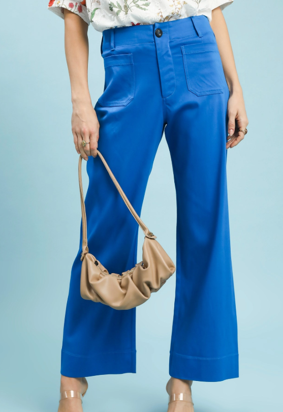 BLUE SCALLOP PANT 5946