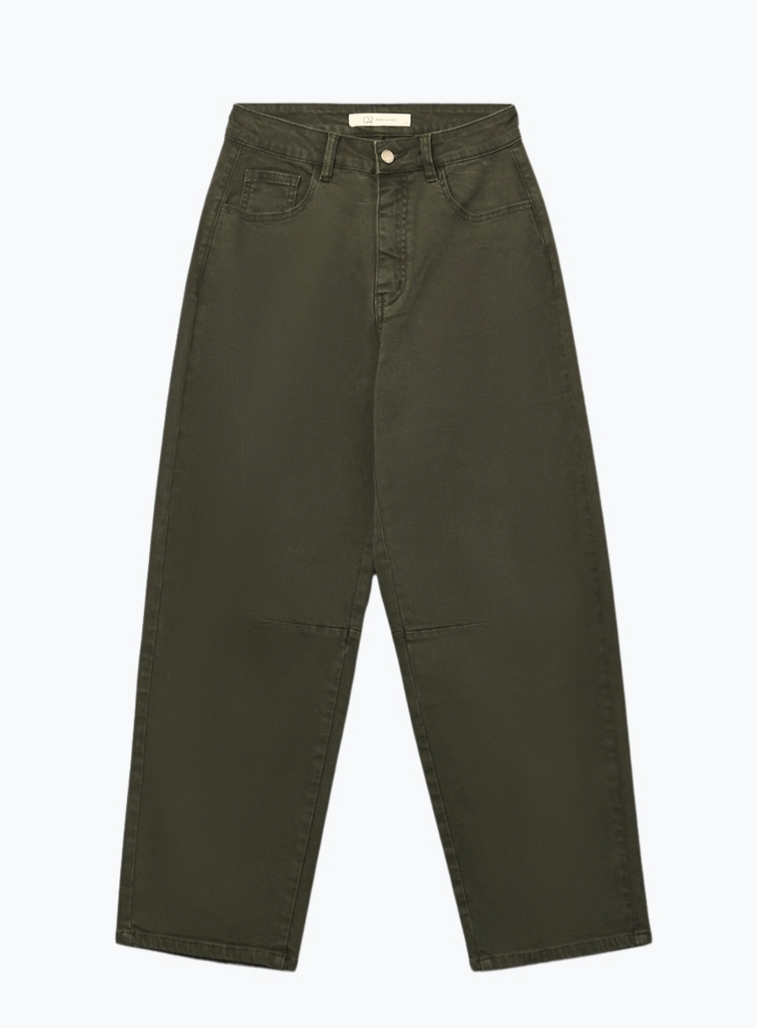 Green pants on a white background