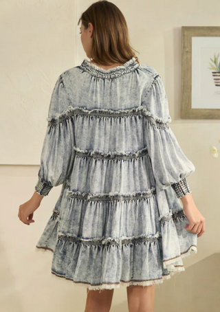 ELLA DENIM DRESS