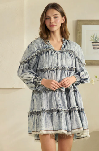 ELLA DENIM DRESS