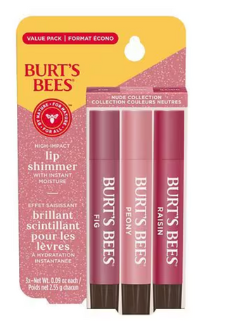 Burt's Bees Lip Shimmer 3 pack