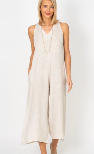 LIVIA LINEN ROMPER 8155
