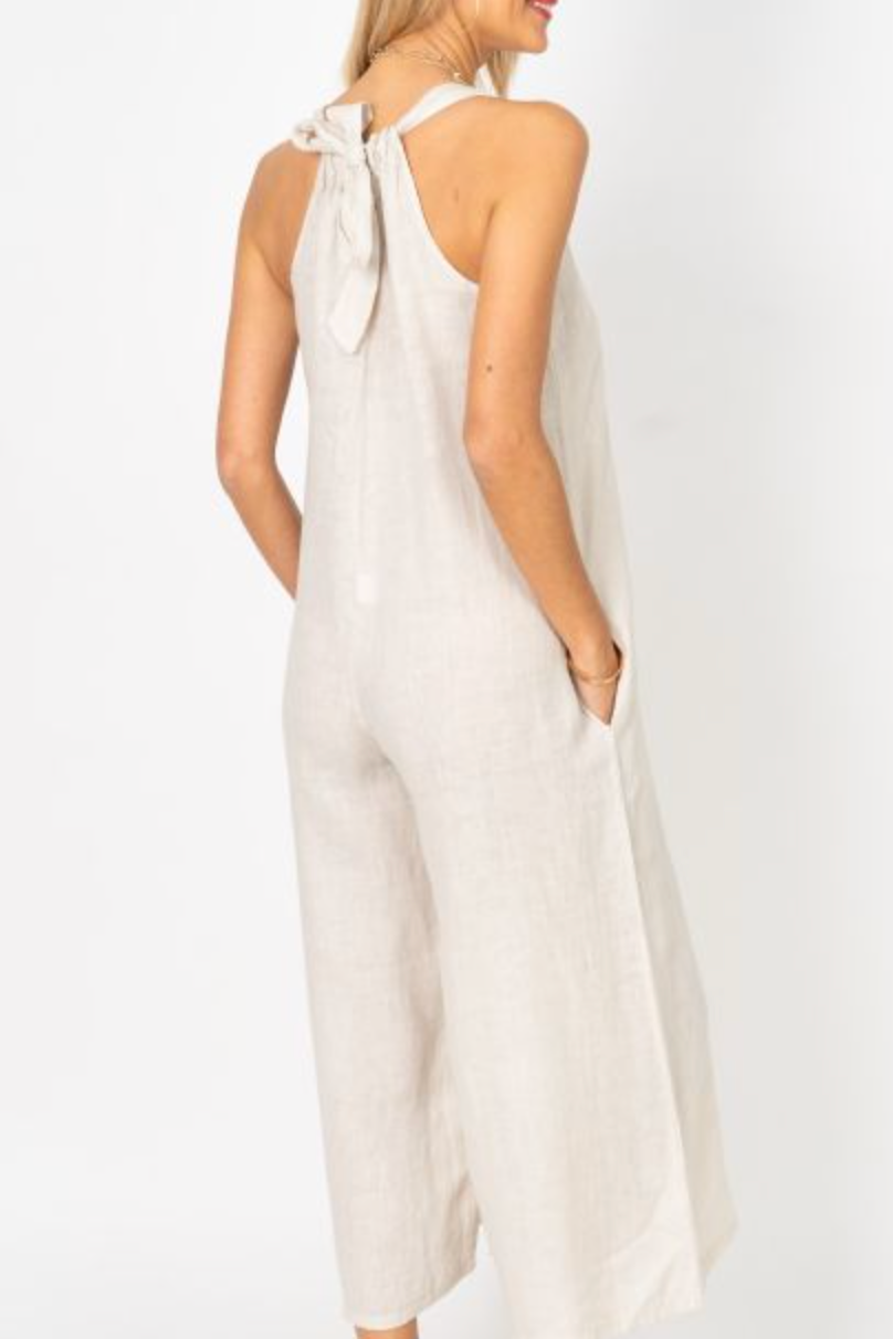 LIVIA LINEN ROMPER