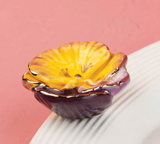 PANSY ON A PLATE
