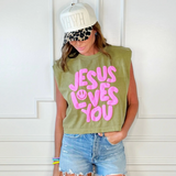 *JESUS LOVES YOU TEE