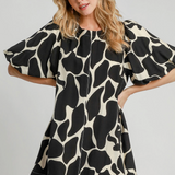*UMGEE ALMA ABSTRACT DRESS 4399