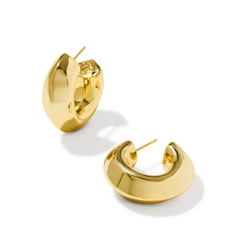 Kendra Scott Embry Collection — Hoop Earrings & Chain Necklace
