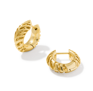 Kendra Scott Tiger Striped Mikki Huggie Earrings
