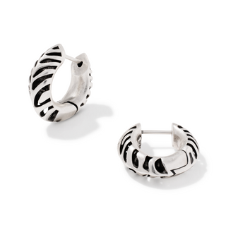 Kendra Scott Tiger Striped Mikki Huggie Earrings