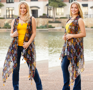 HALLOWEEN PRINT VEST