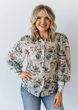 BERNICE DESERT COWBOY TOP