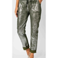 MADE IN ITALY SILVER FOIL JEGGING