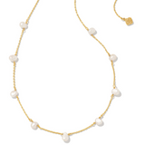 KENDRA SCOTT LEIGHTON GOLD WHITE PEARL NK CHB