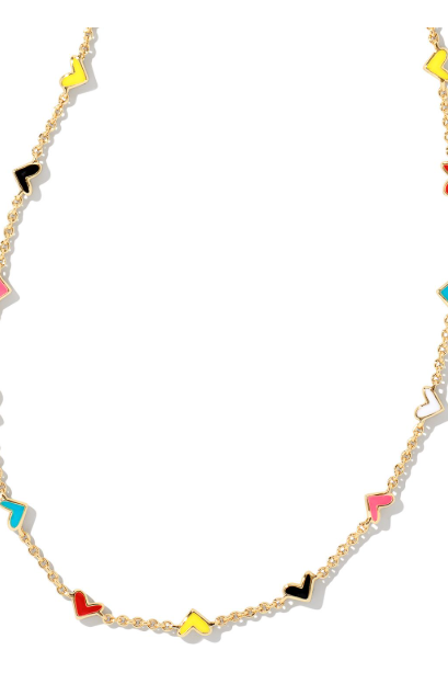 KENDRA SCOTT HAVEN MINI HEART NECKLACE ~ GIVE BACK