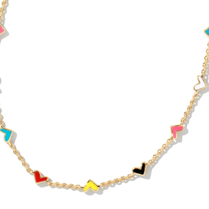 KENDRA SCOTT HAVEN MINI HEART NECKLACE ~ GIVE BACK