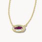 KENDRA SCOTT GRAYSON STONE PENDANT NECKLACE / EARRINGS