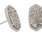 KENDRA SCOTT ELLIE SIGNATURE EARRINGS in DRUSY