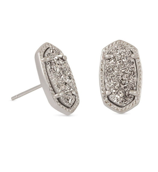 KENDRA SCOTT ELLIE SIGNATURE EARRINGS in DRUSY