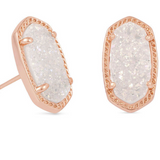 KENDRA SCOTT ELLIE SIGNATURE EARRINGS in DRUSY