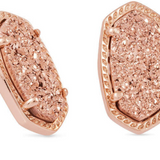 KENDRA SCOTT ELLIE SIGNATURE EARRINGS in DRUSY