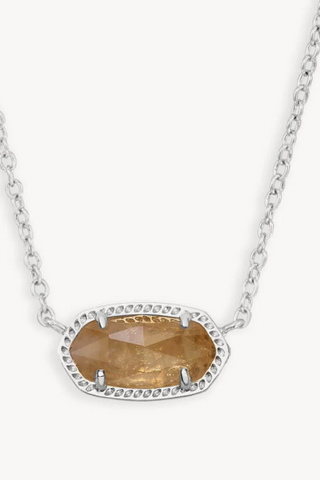 KENDRA SCOTT ELISA NECKLACE RHODIUM
