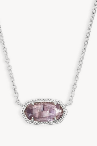 KENDRA SCOTT ELISA NECKLACE RHODIUM