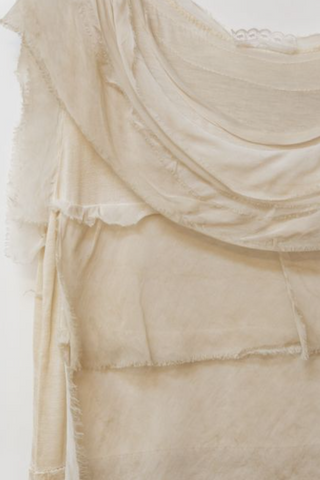 MADE IN ITALY "IRA" SILK RUFFLE DRESS, SHORT ~ 8900