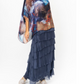 MADE IN ITALY Silk Ruffle Skirt 2272