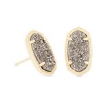 KENDRA SCOTT ELLIE SIGNATURE EARRINGS in DRUSY