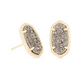 KENDRA SCOTT ELLIE SIGNATURE EARRINGS in DRUSY