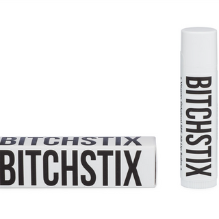 Two white sticks with 'BITCHSTIX' text on a white background
