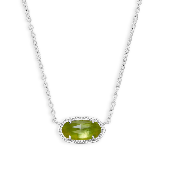 KENDRA SCOTT ELISA NECKLACE RHODIUM