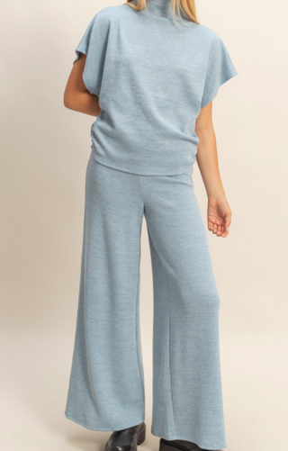Sierra PANT SET 658 BEIGE/BLACK/BLUE