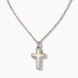 KENDRA SCOTT CROSS PENDANT NECKLACE ~ 2 COLORS