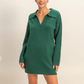 SWEATER DRESS 838 in ALPACA or GREEN