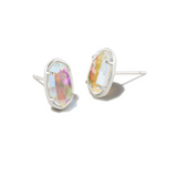 KENDRA SCOTT GRAYSON STONE STUD EARRINGS