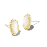 KENDRA SCOTT GRAYSON STONE STUD EARRINGS