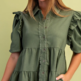 KAIA DRESS 1448 OLIVE