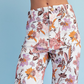 FLORAL PANT 1774 in MAUVE