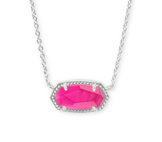 KENDRA SCOTT ELISA NECKLACE RHODIUM