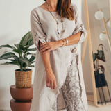 MADE IN ITALY DUSTER TOP 1271
