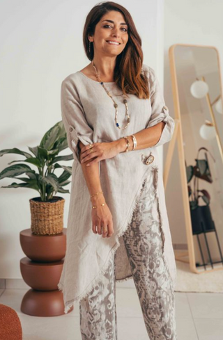 MADE IN ITALY DUSTER TOP 1271