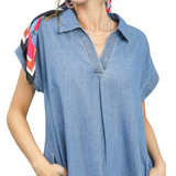 UMGEE DAKOTA 2079 LIGHT DENIM DRESS