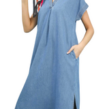 UMGEE DAKOTA 2079 LIGHT DENIM DRESS