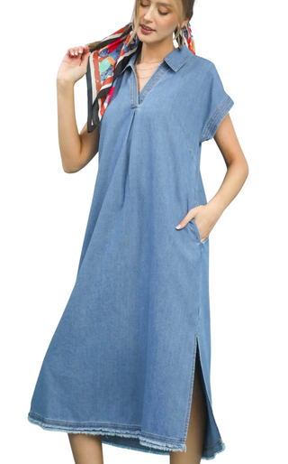 UMGEE DAKOTA 2079 LIGHT WEIGHT DENIM DRESS