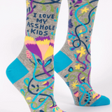 WOMEN’S SOCKS 508 LOve my Asshole kids  CREW 508