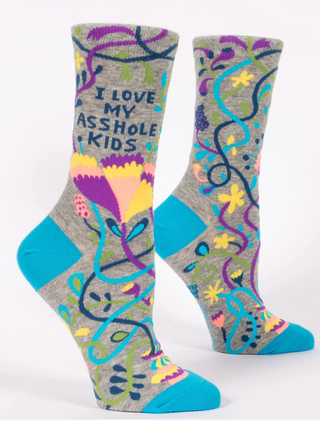 WOMEN’S SOCKS 508 LOve my Asshole kids  CREW 508