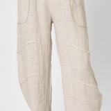 MADE IN ITALY LINEN LANTERN PANT 1847