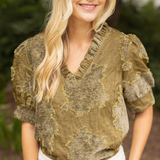 BRYNN TEXTURED TOP 37085